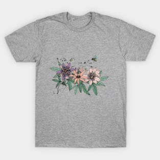 The Passionflower and the Bee T-Shirt